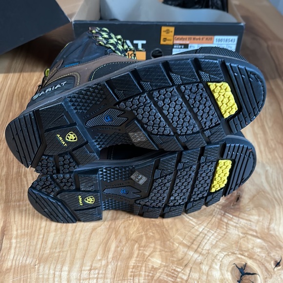 Men's Ariat Catalyst VX Work 8" H2O composite toe, waterproof, NWT size 8.5 - Picture 5 of 7